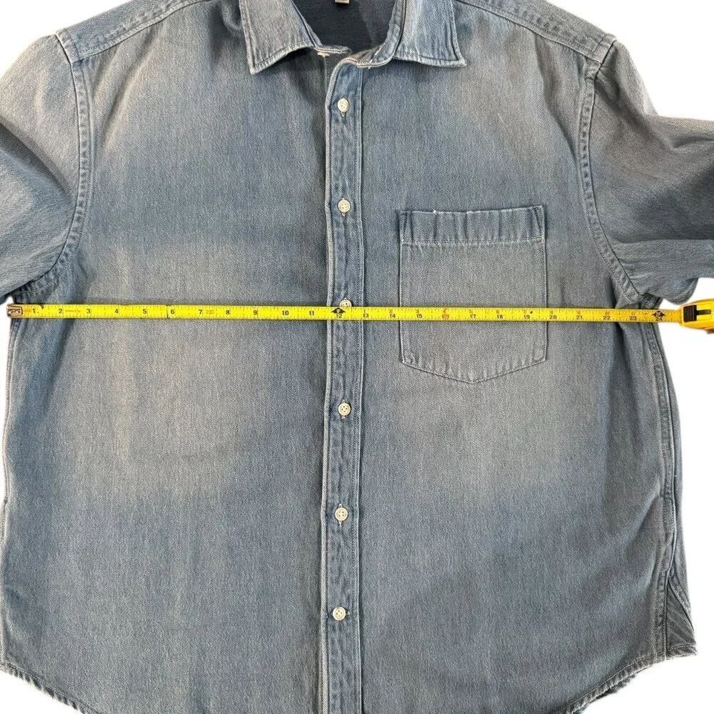 Banana Republic Relaxed-Fit Denim Shirt Mens Size Large